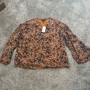 Leopard Print Women's Top, Jessica Simpson NWT